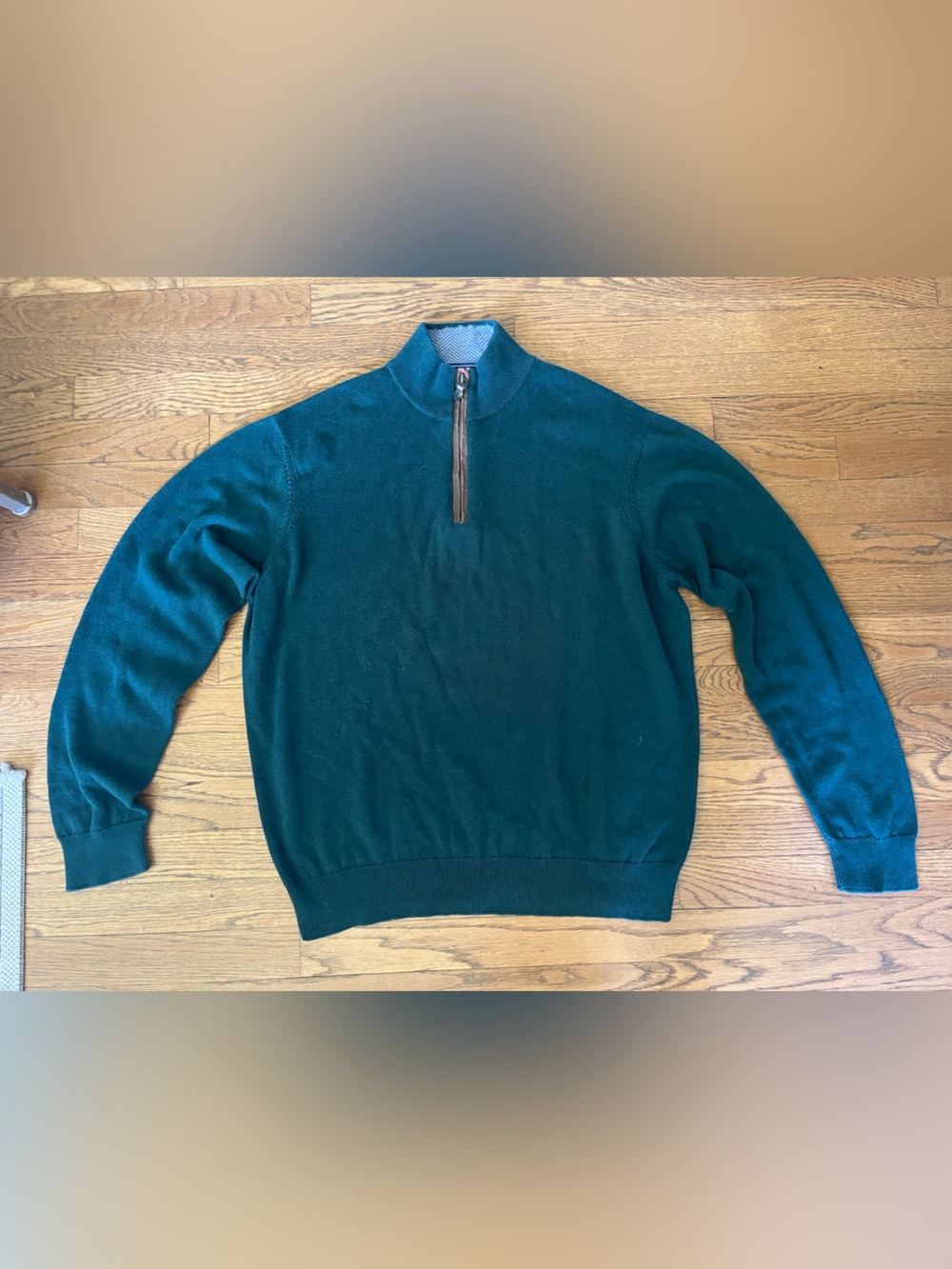 Vineyard Vines Dark Green Half-Zip Sweater